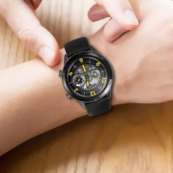 1 /2шт 20мм 22мм силиконовый ремешок для часов, универсальный ремешок для часов Amazfit GTR 47мм 42мм GTS 3 2 Galaxy Watch 4 3 Изображение 2