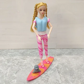 1 комплект 1: 12 Кукольный домик Миниатюрная имитационная доска для серфинга, модель обуви, игрушка, аксессуары 