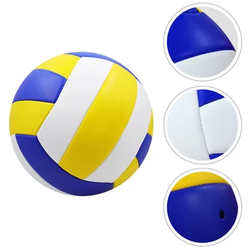 1 шт. Абсолютно новый волейбольный мяч № 5, профессиональный волейбольный мяч, размер 5, командные виды спорта, водонепроницаемый, герметичный для тренировок на пляже в помещении Изображение 2