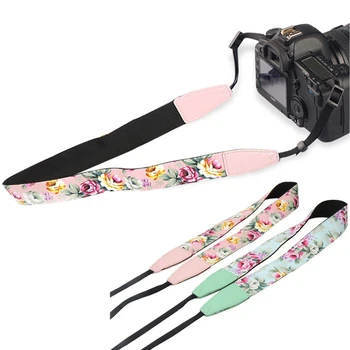 1 шт. плечевой ремень для камеры, шейный ремень, винтажный китайский цветочный стиль, прочные хлопковые универсальные ремни для Nikon DSLR Fujifilm