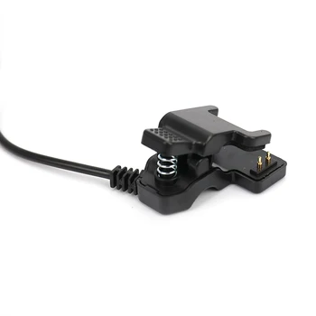 1 шт. Черные смарт-часы, универсальный USB-кабель для зарядки, зажим для зарядного устройства, 2/3 контакта, расстояние 4/6 мм