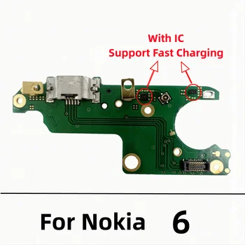10 шт./лот, USB Зарядное Устройство Док-Разъем Зарядная Плата Штекерный Порт Гибкий Кабель Для Nokia 3.4 6 6.1 6.2 7.2 7.1, 1,1x7 5.1 6.1 7x5 Изображение 2