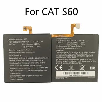 100% Оригинальный аккумулятор емкостью 3800 мАч для CAT S60 APP-12F-F57571-CGX-111 для замены батареек для телефона