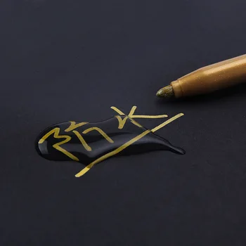 10шт Металлическая цветная ручка для рукоделия Guangna gn560 креативные канцелярские принадлежности ручка для рисования поздравительная открытка открытка с благословением ручка для заметок Изображение 2
