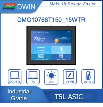15,0-дюймовый, с корпусом, разрешением 1024 * 768 пикселей, 16,7 Млн цветов, встроенным динамиком IPS-TFT-LCD и RTC DMG10768T150_15WTR