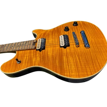 1999 Peavey USA Standard Транс-Янтарно-Желтая Хардтейловая Гитара весом 7,4 фунта