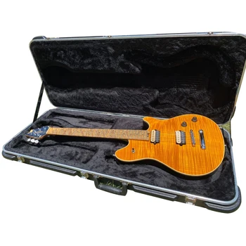 1999 Peavey USA Standard Транс-Янтарно-Желтая Хардтейловая Гитара весом 7,4 фунта Изображение 2