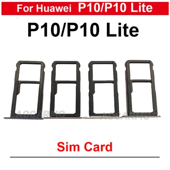1шт для Huawei P10 Lite P10Lite Запасные части для лотка для SIM-карты Зеленый Розовый Золотой Синий