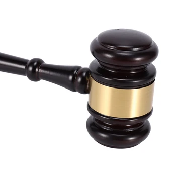 2 деревянных судейских молотка, аукционный молоток со звуковым блоком для аукциона адвокатов и судей Ручной работы Изображение 2