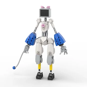 2024 НОВЫЙ набор строительных блоков Moc Neko-Robo Companion Mecha Cat, высокотехнологичные игрушки-роботы для девочек-кроликов, модель для детских подарков Изображение 2