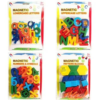 26шт Магнитных Обучающих букв алфавита Пластиковые Наклейки на Холодильник Для малышей, Обучающие Детей Правописанию, счету Развивающие Игрушки