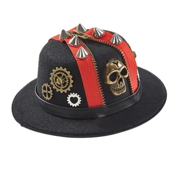 2XPC Цилиндр в стиле стимпанк, шляпа в стиле стимпанк, Шляпа путешественника в стиле стимпанк, аксессуары в стиле стимпанк, котелок в стиле стимпанк, шляпа для гей-вечеринок Изображение 2