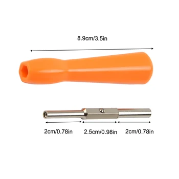 3,8 мм/4,5 мм Защитная Отвертка Ручной Инструмент Для Ремонта Оранжевый Gamebit Для SFC MD N64 Универсальный Измельчитель Отверток Инструменты Для Ремонта Изображение 2