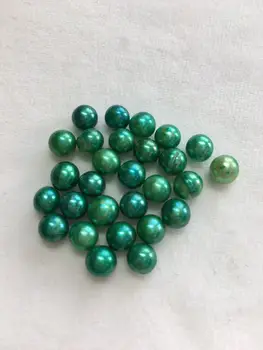 30 шт./Лот 6-8 мм Водослива Ущербный Сыпучий Жемчуг Окрашенный 23 Различных Цвета 100% Подлинные Жемчужные Бусины Для Wish Pearl Lucky Pearl Beads Изображение 2