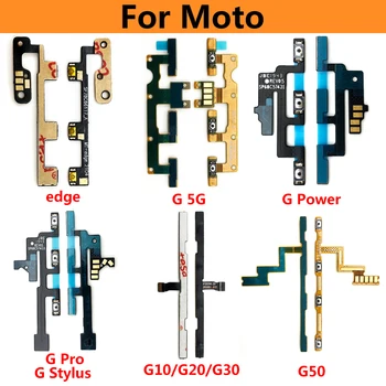 30шт, Кнопка Включения/Выключения Питания Кнопка Регулировки Громкости Кабель Для Moto G41 G51 5G G10 G20 G30 G50 G100 One 5G G Power Pro Stylus Изображение 2