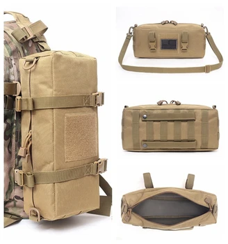 36-сантиметровая Тактическая нейлоновая сумка для пистолета Molle, чехол для винтовки, Военная сумка для страйкбола, охоты, рыбалки, Армейская стрелковая винтовка, плечевой ремень, рюкзак Изображение 2