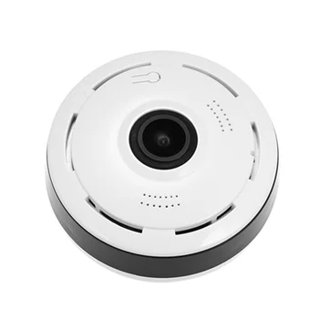 360-Градусная панорамная камера видеонаблюдения Wifi 1080P HD Беспроводная VR-камера с дистанционным управлением Камера наблюдения P2P US Plug