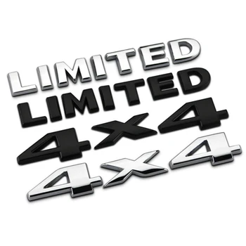 3D Металлическая наклейка 4x4 Limited на автомобиль с эмблемой на заднем багажнике; Наклейки для Jeep Grand Cherokee Overland Compass Wrangler Изображение 2