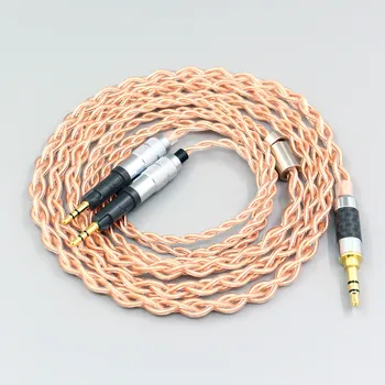 4-жильный 1,7 мм литровый кабель для наушников HiFi-OFC с оплеткой для наушников Audio-Technica ATH-R70X Гарнитура LN008089 Изображение 2