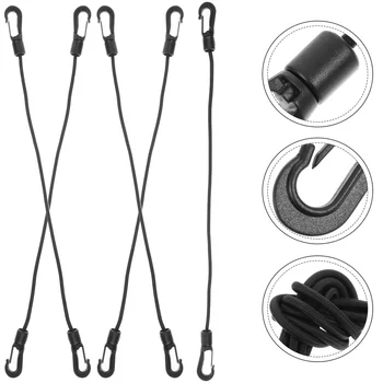 5 шт. Веревки для кемпинга на открытом воздухе, портативные ремни с крючками, эластичные ремни с пряжками, аксессуары для кемпинга