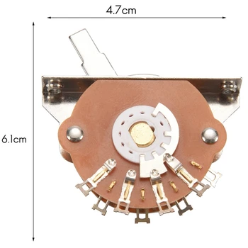 5X 3-позиционных рычажных переключателей звукоснимателя для замены переключателя электрогитары