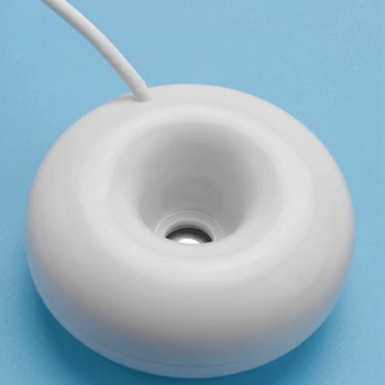 5X Белый пончик увлажнитель воздуха USB офисный настольный мини-увлажнитель портативный креативный очиститель воздуха белый Изображение 2