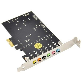 7.1-канальная Звуковая Карта PCIe CM8828 + CM9882A с Кронштейном SPDIF PCIe 7.1-Канальная Плата Расширения Аналоговой Цифровой 3D-стереосистемы