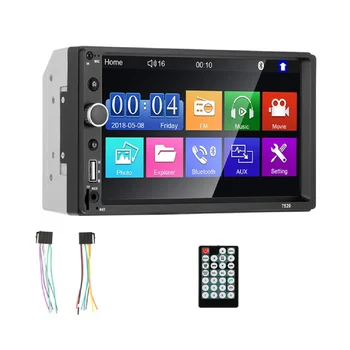 7-дюймовый Автомобильный Сенсорный Экран, Беспроводное Автомобильное Портативное радио CarPlay Bluetooth MP5 7520