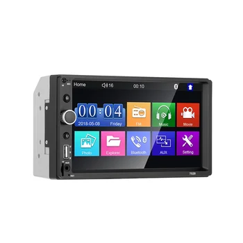 7-дюймовый Автомобильный Сенсорный Экран, Беспроводное Автомобильное Портативное радио CarPlay Bluetooth MP5 7520 Изображение 2