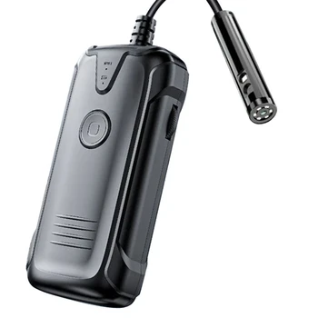 8 мм двухобъективный WIFI эндоскоп 1080P Scope Snake Camera с 6 светодиодами IP67 Водонепроницаемая инспекционная камера для Android/IOS Телефон Прочный