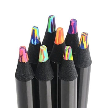 8 цветов, гигантские цветные карандаши, цветные карандаши для взрослых, разноцветные карандаши для художественного рисования, раскрашивания, зарисовок