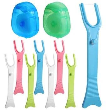 8 шт. Aldult Зубная нить для путешествий, держатель для зубочисток, детские нейлоновые палочки для чистки