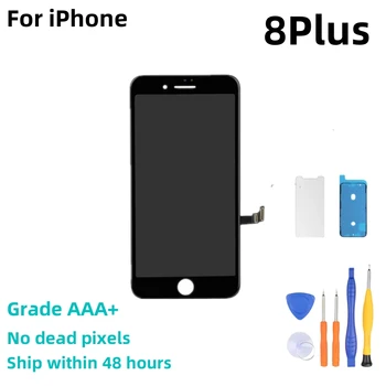 A + + Полностью Новый ЖК-Дисплей Для iPhone 7plus 8 7 6S 6 PLUS 5S 5C 5 SE 4S С Сенсорным Экраном, Дигитайзер, Замена 100% Битых Пикселей