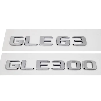ABS Пластик GLE63 GLE300 Задний багажник Логотип Значок Эмблема Наклейка для Mercedes Benz G Class 167 автомобильные аксессуары