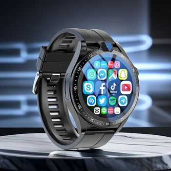 Ajeger 4G Net Смарт-часы Мужские 4 ГБ + 128 ГБ Android 9 1,43 
