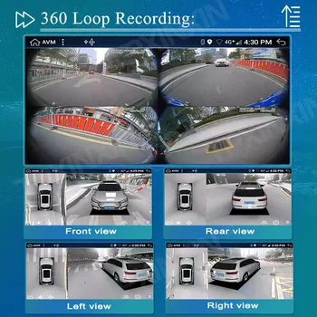 Android 10 для VW Santana 2012-2017 Автомагнитола 360 HD Камера автоматического объемного обзора Автомобильный мультимедийный плеер стерео радио GPS Навигация Изображение 2