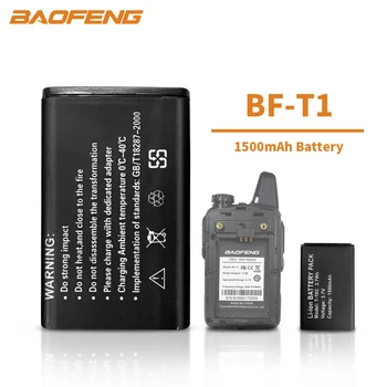 BAOFENG BF-T1 3,7 В 1500 мАч Литий-ионный Аккумулятор Запасной для Baofeng BF T1 Walkie Talkie bf-t1 Аксессуары Для Радиолюбителей Двухстороннее Радио Изображение 2