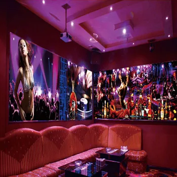 beibehang KTV обои тематические обои потрясающей красоты ТВ стерео светоотражающий фон 3d фиолетовая ткань для стен papel de parede