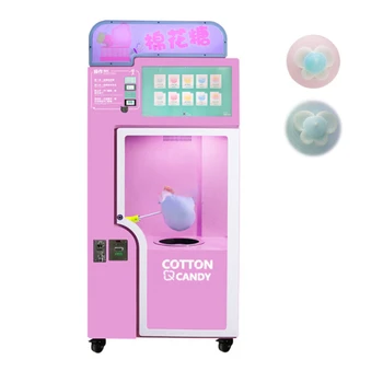 Cotton Candy Профессиональный автоматический автомат по продаже сахарной ваты Marshmallow