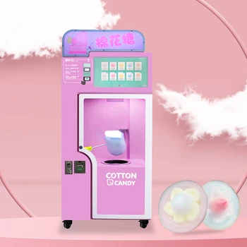 Cotton Candy Профессиональный автоматический автомат по продаже сахарной ваты Marshmallow Изображение 2