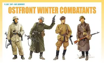 DRAGON 1/35 6652 Восточный фронт Германия и Россия 1942-43 Комплект зимних боевых моделей