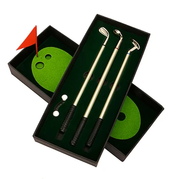 ELOS-Набор ручек для гольфа, имитация поля для гольфа, набор ручек для мини-гольфа премиум-класса для мужчин, шариковые принадлежности для творчества, Долговечные