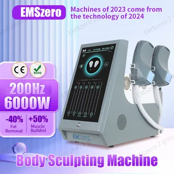 EMSZero Neo 6500W NEO HI-EMT Потеря Веса Тела Для Похудения Форма Наращивания Мышечной Массы CE 15 Электромагнитная Катушка Стимулирует Изображение 2