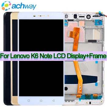 FHD Для Lenovo K6 Note ЖК-дисплей С Сенсорным Экраном Digitizer В сборе + Замена рамки 5,5 