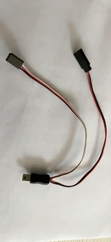 FPV AV Mini USB Out Кабель питания (JR Futaba servo) адаптер провода для спортивной камеры GoPro Hero runcam 2 RC drone gimbal VTX
