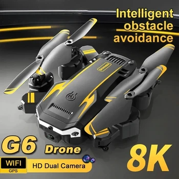 G6 Drone 5G Предотвращение Препятствий GPS 8K Профессиональная HD Аэрофотосъемка Всенаправленный Квадрокоптер Aerocraft Игрушки