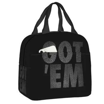 Got Em Изолированная сумка для ланча для школьного офиса Портативный термоохладитель Bento Box Женские Детские сумки-тоут