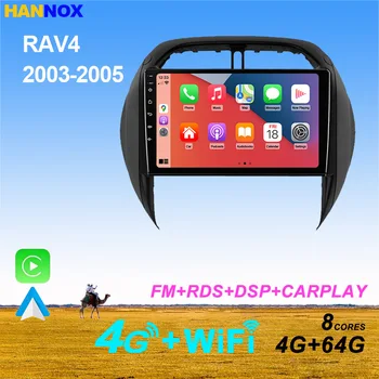 HANNOX V-Plus Для Toyota RAV4 2 CA20 CA20W XA20 2003 2004 2005 Android Автомобильный Радио Мультимедийный Видеоплеер Навигация GPS БЕЗ DVD