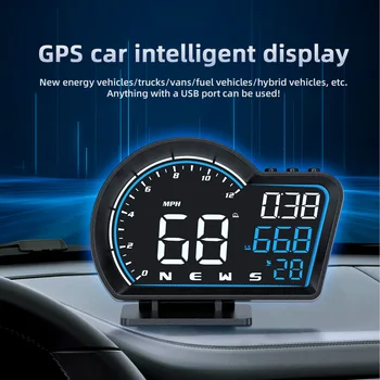 HD G16 GPS HUD Спидометр Головной Дисплей Измеритель Скорости Одометр Превышение Скорости Охранная Сигнализация Автомобильные Аксессуары Для всех Автомобилей