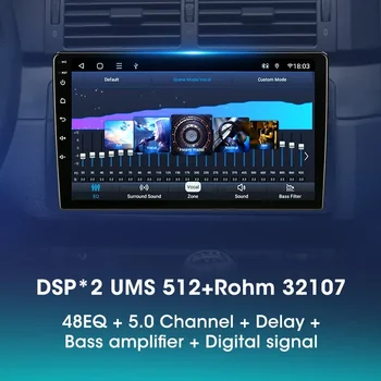JMCQ 2Din Автомобильный Радио Мультимедийный Видеоплеер Для BMW E46 M3 318/320/325/330/335 1998-2006 Навигация GPS Carplay 4G Android 11 Изображение 2